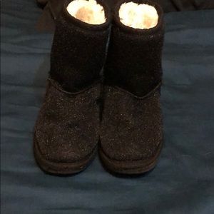 Sparkly black boots